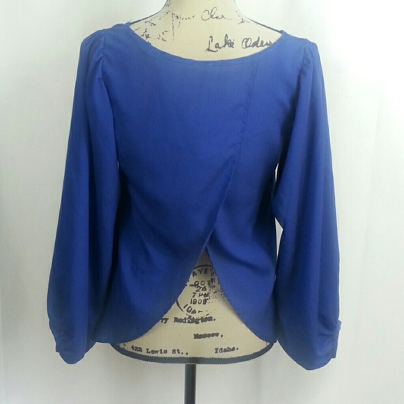 5th Culture Tops - **3 for $30** Tulip Back Blouse Top